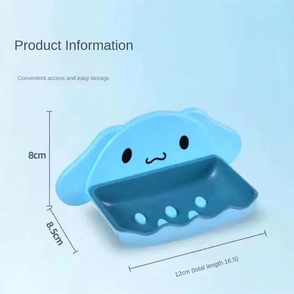Cute Puppy Soap Box, Cartoon Soap Box Shelf, Wall-Mounted Punch-Free Soap Box, Double Layer Drain Soap Organizer, Kitchen Bathroom Soap Holder Cute Puppy Soap Box, Cartoon Soap Box Shelf, Wall-Mounted Punch-Free Soap Box, Double Layer Drain Soap Organizer, Kitchen Bathroom Soap Holder